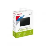 Toshiba Disque Dur Externe Portable 2,5" 2TB / 2TO USB 3.0 Haute Vitesse Canvio Basics Original