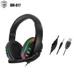 HEADPHONES GAMING HEADSET,RGB LIGHT GM-017