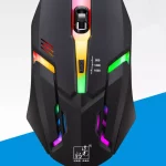K2 New 7 colour light 1200 dpi optical USB wired gaming mouse