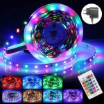 LED Light Strip 5M Remote Controller 12V 3A Power Supply RGB.