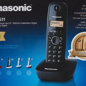 Panasonic KX-TG1611 Téléphone de Maison, Bureau Numérique Sans-fil