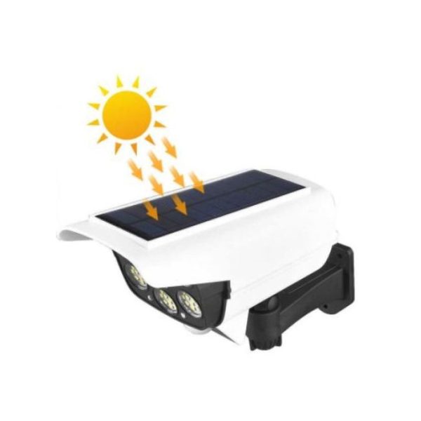 Lampe solaire  avec télécommande Projecteur Eclairage public solaire à LED haute performance + détecteur de mouvement – Image 2