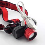 Lampe Frontale LED Rechargeable par USB – Éclairage de Nuit Puissant, Torche de Camping Réglable