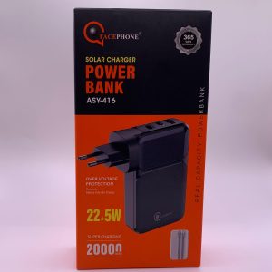 Solar Charger Power Bank – Batterie Externe Solaire Haute Capacité