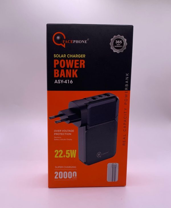 Solar Charger Power Bank – Batterie Externe Solaire Haute Capacité