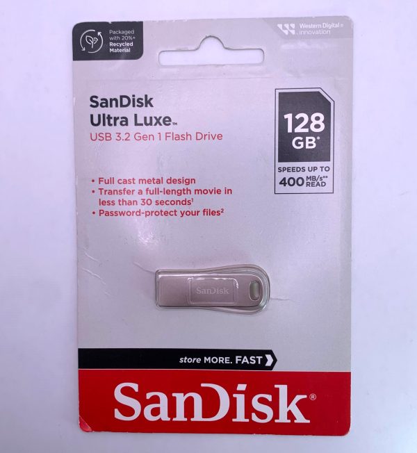 Clé USB SANDISK – 128GB | Stockage Rapide & Fiabilité Maximale