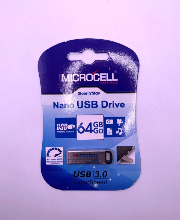 Clé USB MICROCELL – 64GB | Stockage Rapide & Fiable