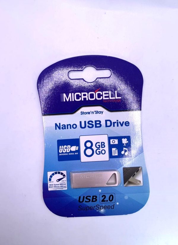 Clé USB MICROCELL – 8GB | Stockage Compact & Fiable