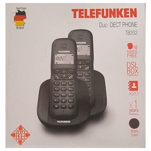 elefunken Téléphone Fixe  Duo Sans Fil
