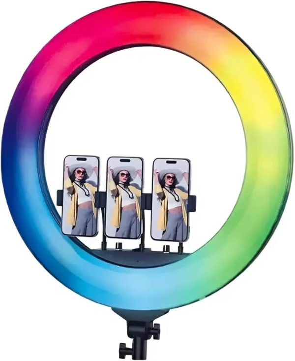RGB LED Soft Ring Light MJ45 – 10" Dimmable with 30 Lighting Modes – Image 2