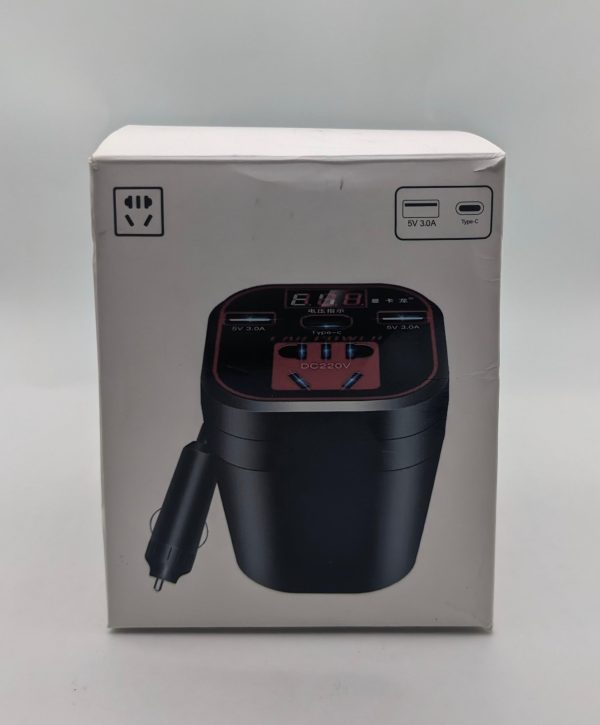 Convertisseur Onduleur Voiture 12V/24V vers 220V – 200W avec 2 Ports USB